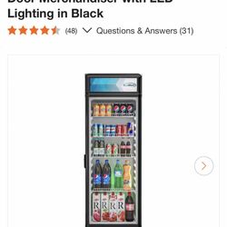   Koolmore 22 in. Glass Door Merchandiser Refri