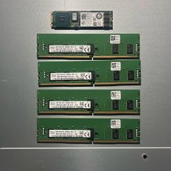 4 Sticks Of 8gb Ram And A Ssd 240gb Drive 