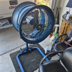 Patterson High-Velocity Industrial Fan: 18 in Blade Dia