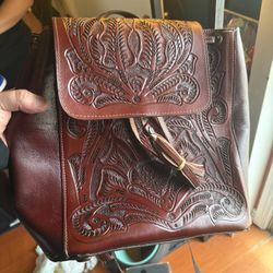 Handmade Women’s Leather Backpack