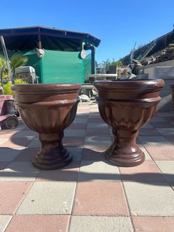 New Planters made out of cement