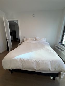 Novaform Queen Mattress + Upholstered Bed Base