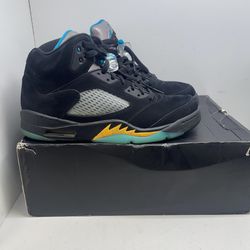 Jordan Retro 5 Aqua Shoes 201417