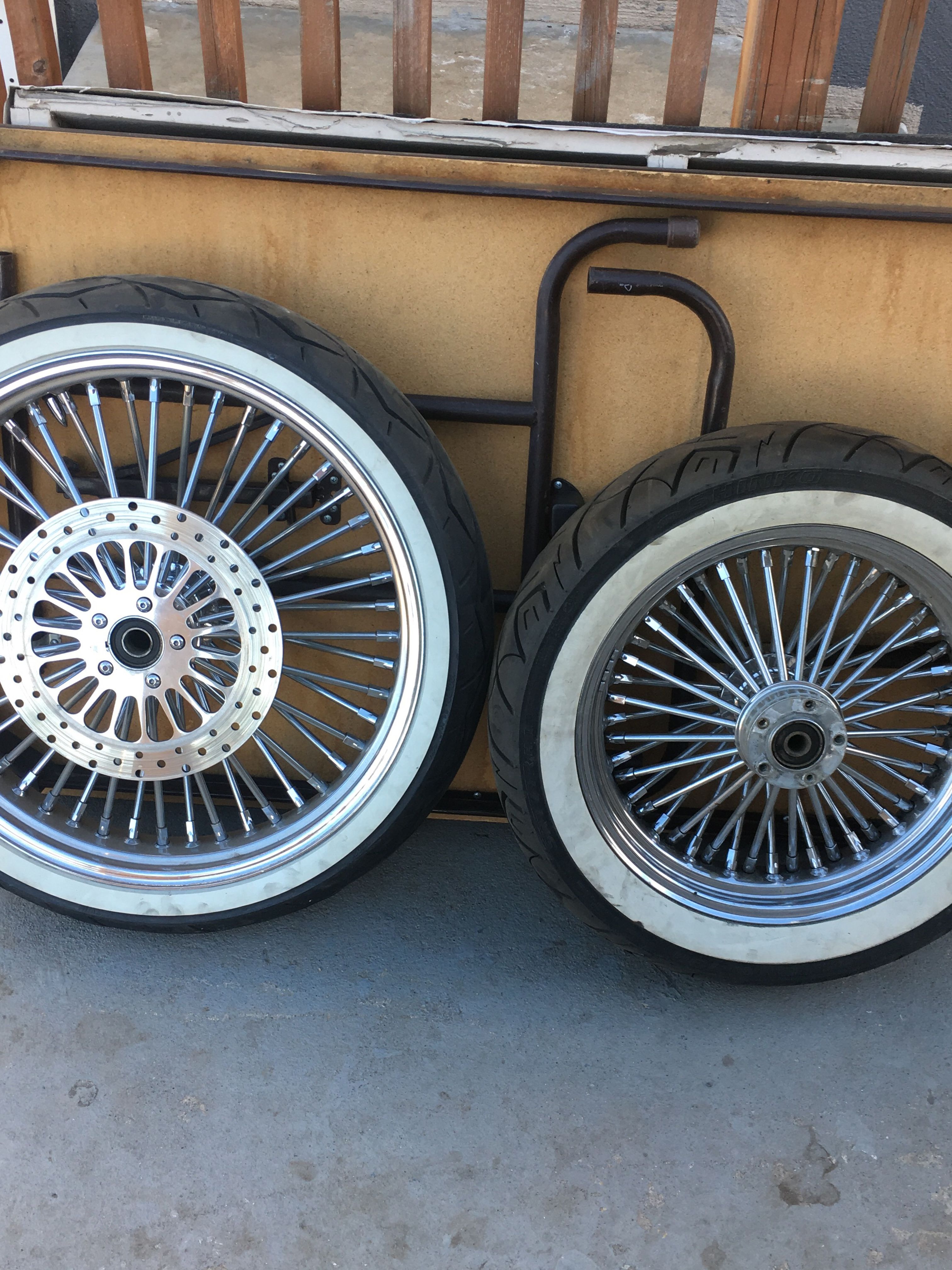 White Rims Harley Harley Davidson Rims for Sale in Fontana, CA - OfferUp