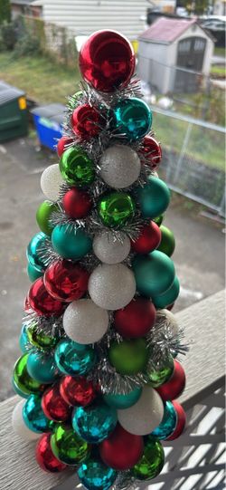 Christmas Ornament Ball Cone Tree