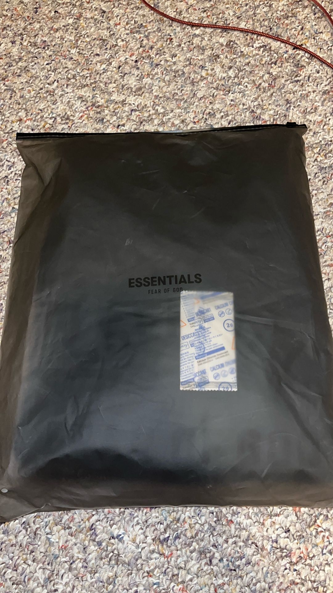 essentials Jet Black Hoodie 