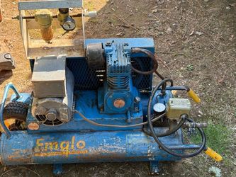 Emglo Airmate Wheelbarrow Air Compressor - Heavy Duty Industrial Electric