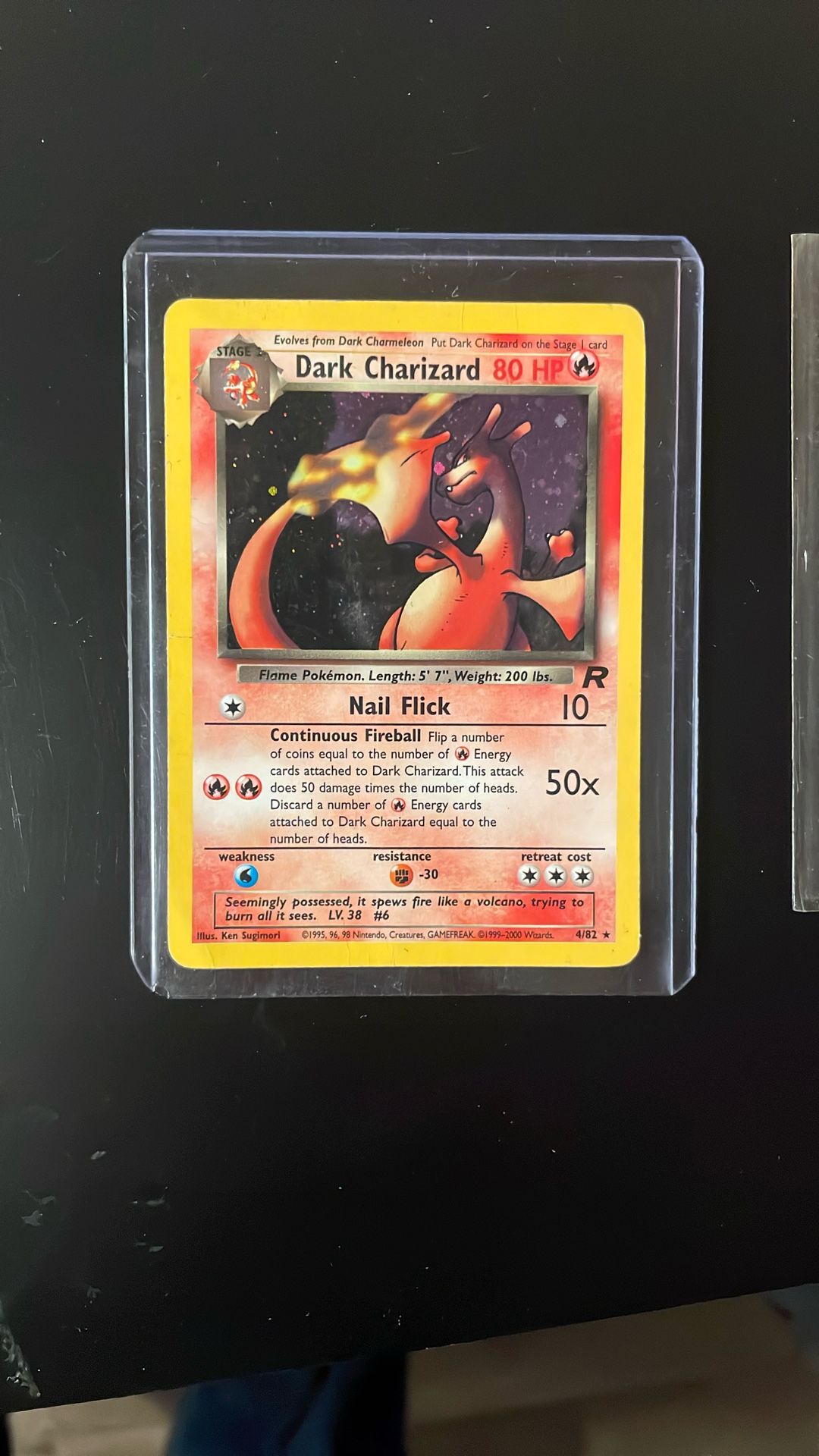 Dark Charizard 4/82 – Team Rocket Pokémon Card (Not PSA Graded)