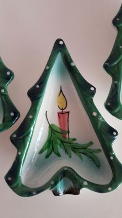VINTAGE HOLT HOWARD CHRISTMAS TREE DISH