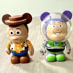 Disney Vinylmation Toy Story Movie WOODY & BUZZ Series 2 figures 3"