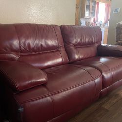 Red Electric Couches 