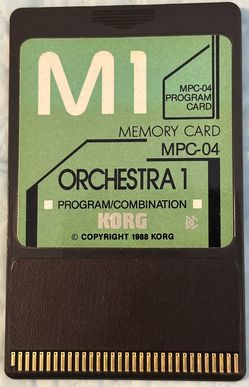 KORG M1 Orchestra 1 MPC 04 Card