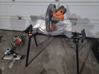 Rigid 12" Miter Saw and Stand