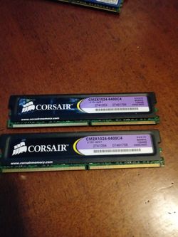 Corsair ddr2 2gb gaming ram memory