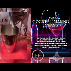 Couples Cocktail Making Class