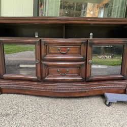 Wood TV Stand