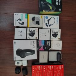 Wireless Head phones & Earbuds (Sony, Skull Candy, Etc ) $20-$75