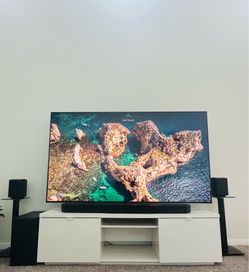 TV Stand with Drawers White Glossy