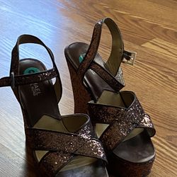 Michael Kors Glitter Wedges $40 OBO