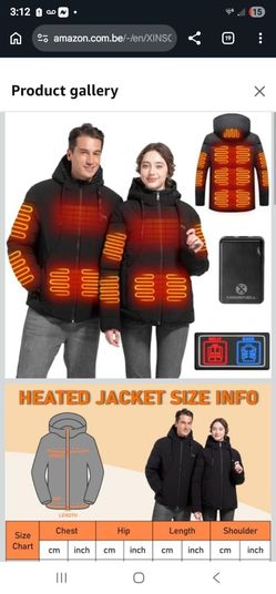 XINSONYUELL Heated Jackets for Men with 5V 10000mAh Battery