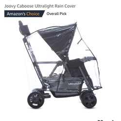 New Rain Cover For Joovy Caboose Stroller 