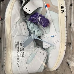 Nike off white Jordan 1 size 10.5