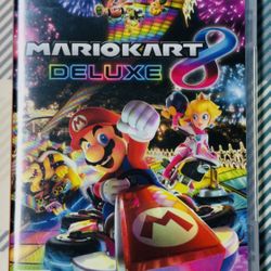 Mario Kart 8 Deluxe Nintendo Switch Complete Tested Adult Owned W/Case