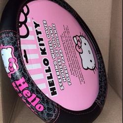 Hello Kitty steering wheel cover