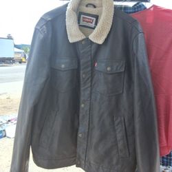 Levis Jacket De Cuero