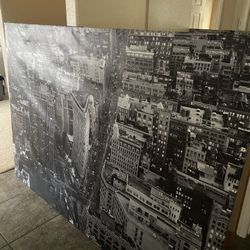 Huge City Canvas Photo