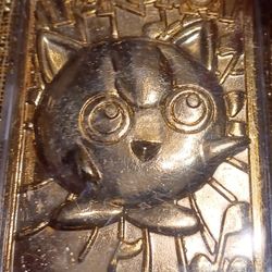 Pokemon 1999 Jiggylypuff 23kt Gold Plated Trading Card Nintendo With COA 