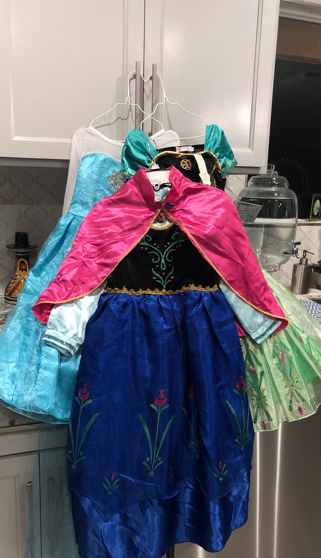 Frozen Elsa and Anna dresses
