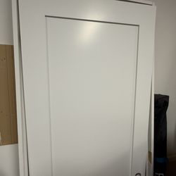 New Solid single prehung interior door
