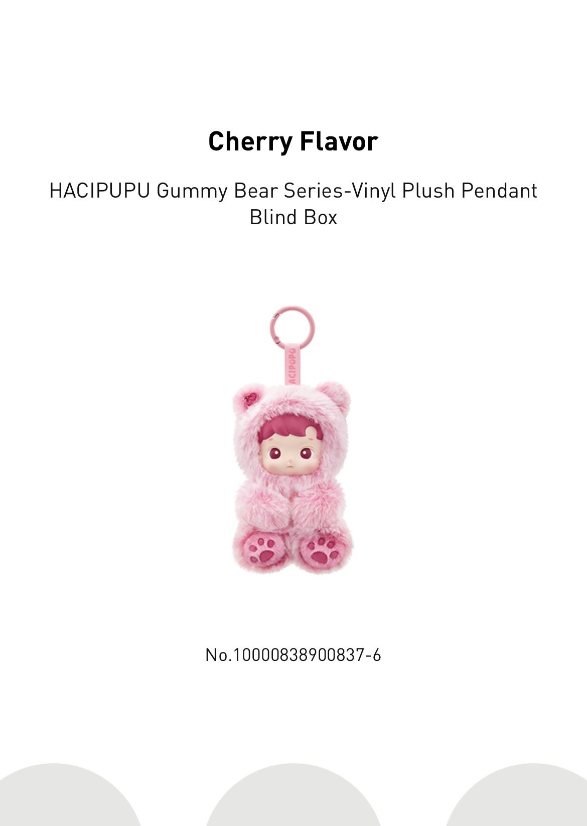Hacipupu Gummy Bear Series (Cherry)