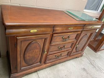 Wood  Cabinet/Hutch cherry wood