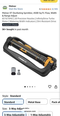 Melnor XT Oscillating Sprinkler