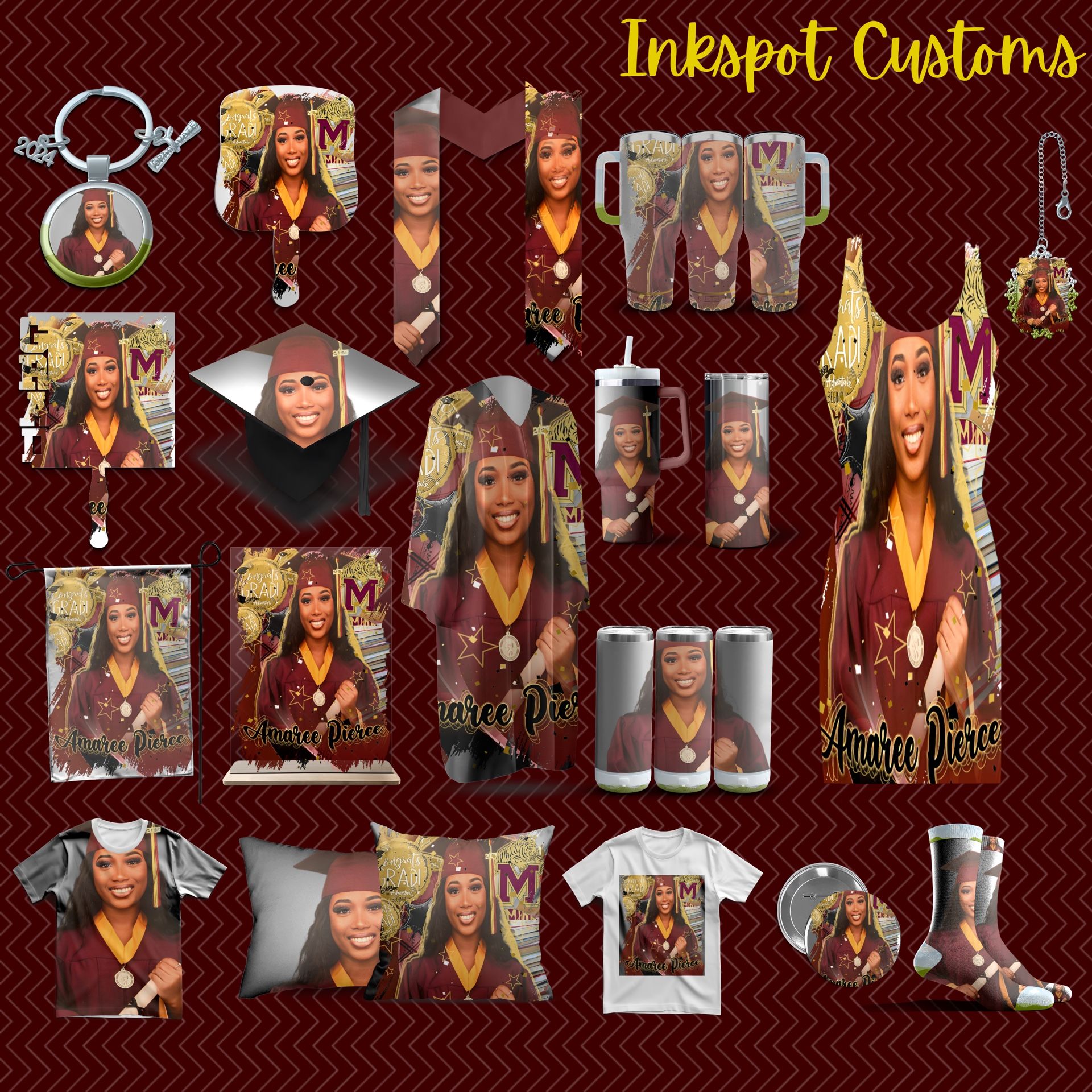 Custom Printed Graduation Items