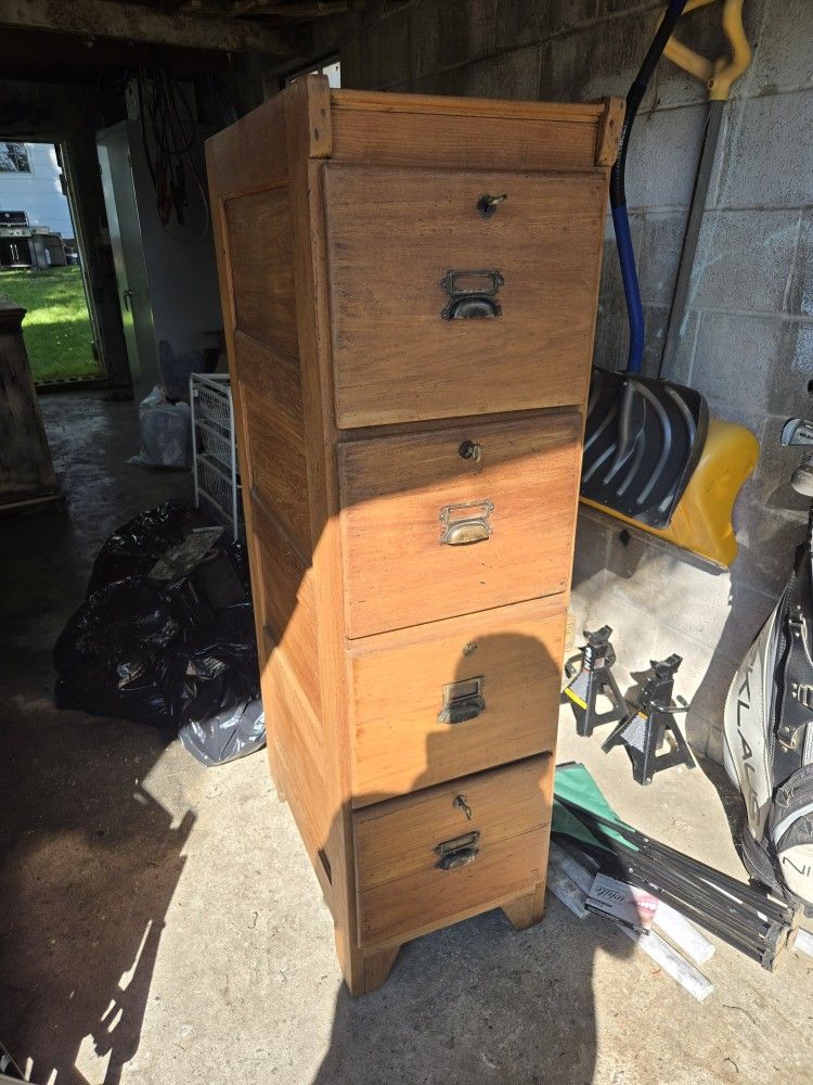 Antique Filing Cabinet