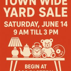Aspinwall townwide yard sale Saturday, June 14
