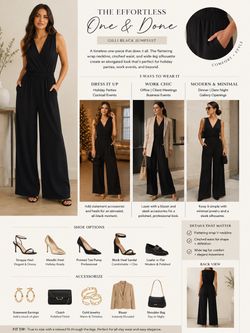 Gilli Black Jumpsuit Women’s L