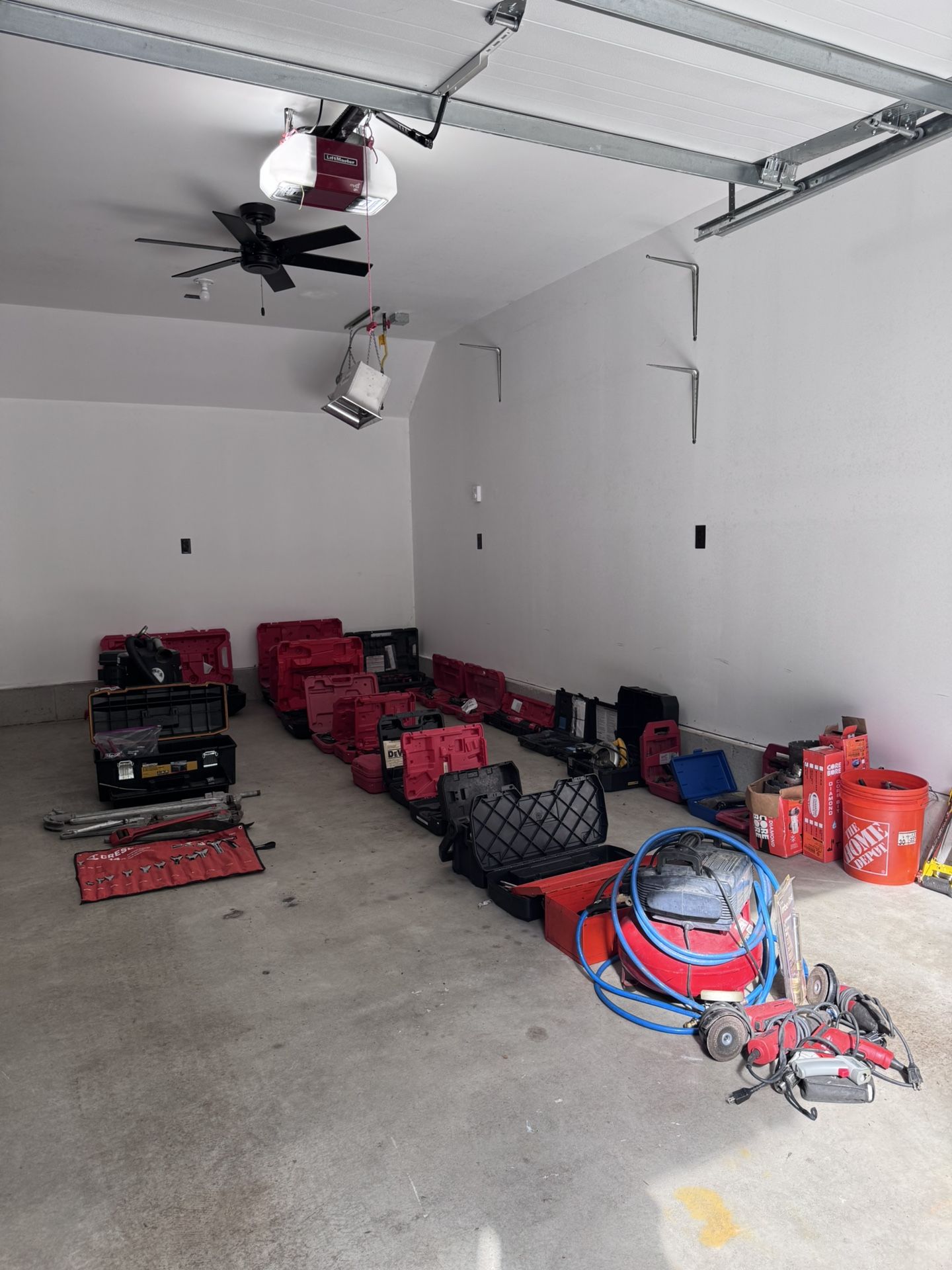 An Assortment Of Milwaukee Plumbing and Mechanical Tools