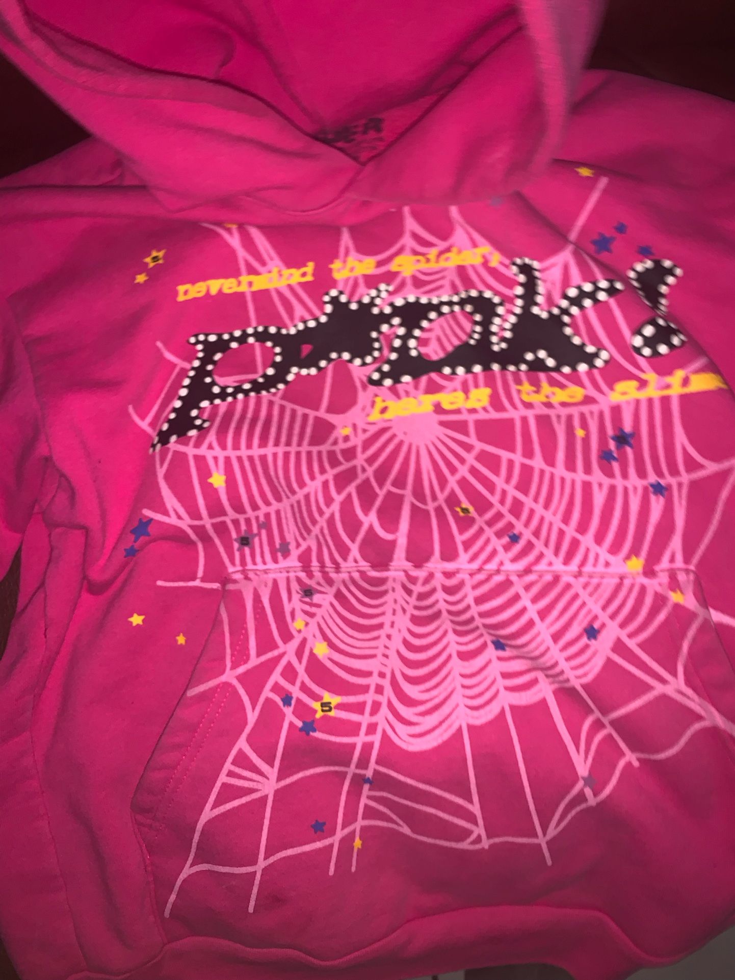 Pink Spider Hoodie