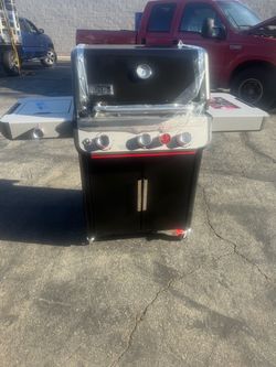 Bbq grill gas propane Weber genesis with side burner x cover