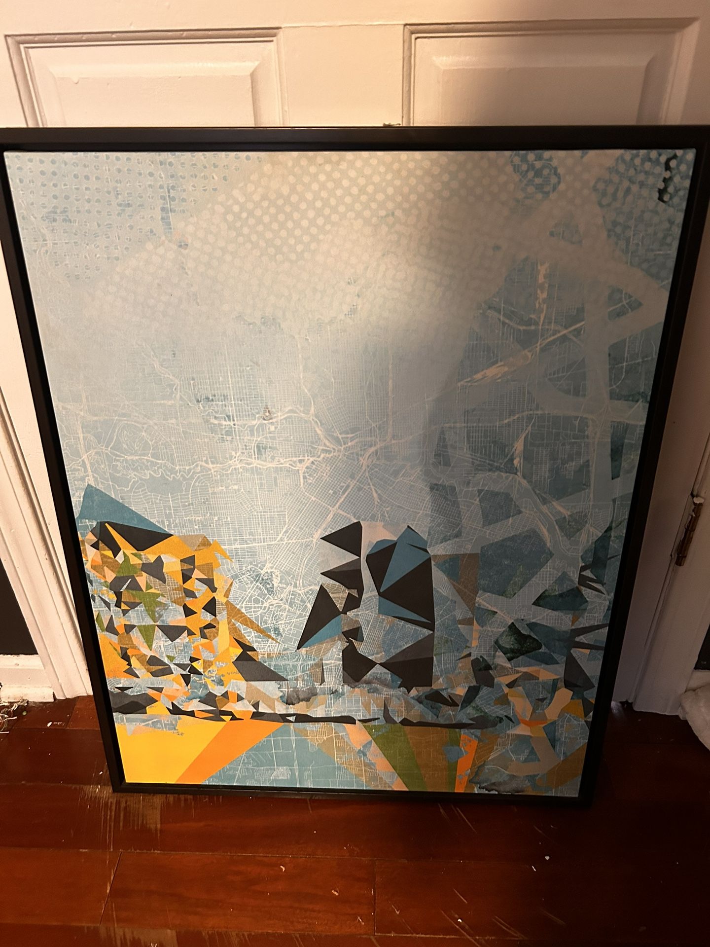 City Street Map Painting/copy