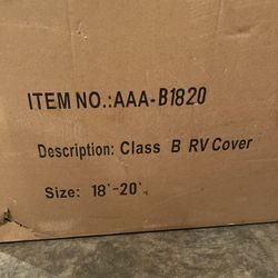 Class B Rv Cover  Never Used