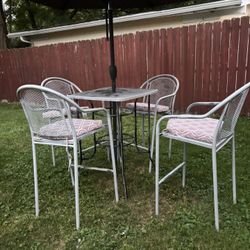 Table And Set Of Chairs 
