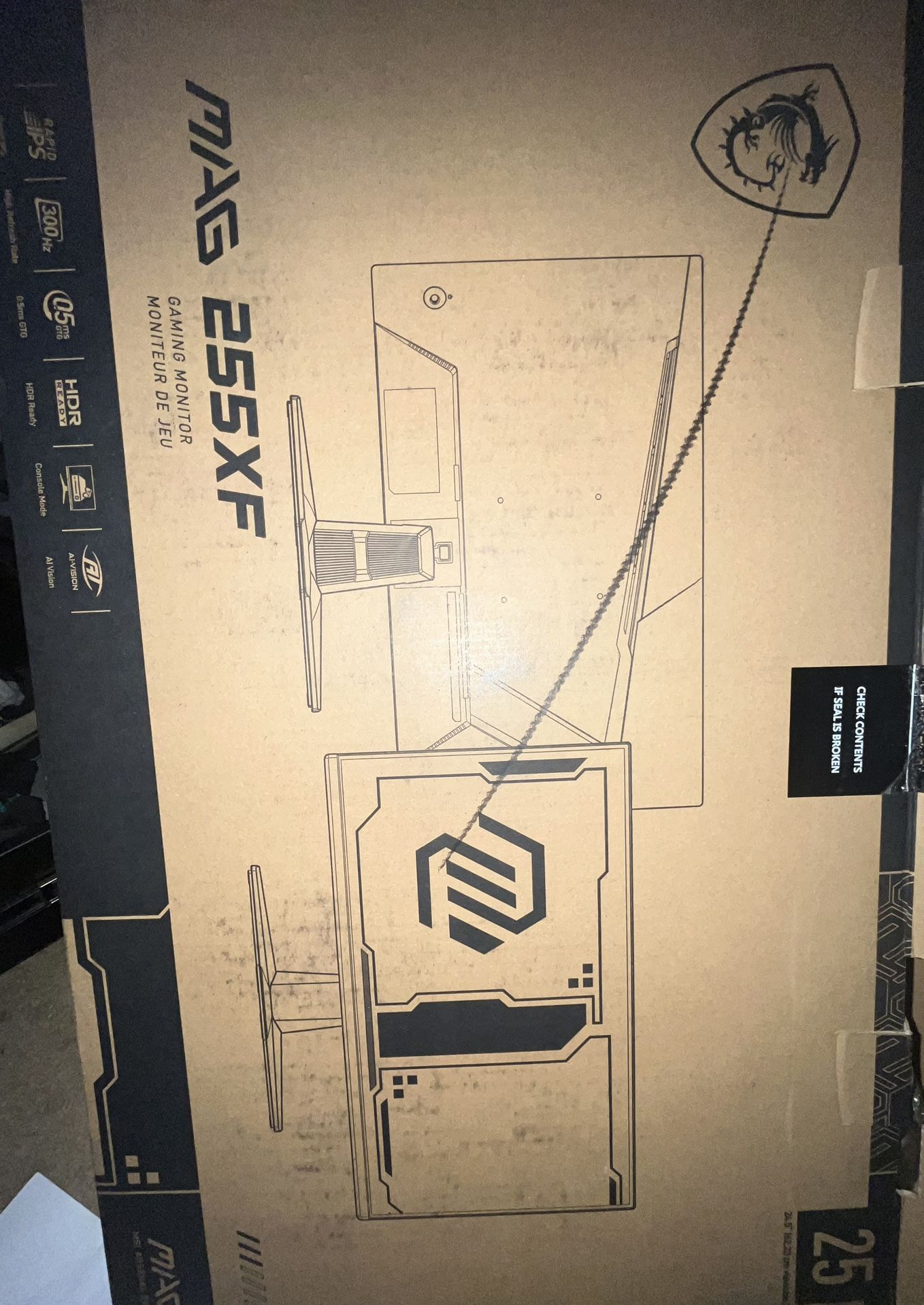 MSI MAG 255XF Gaming Monitor