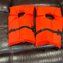 Two Adult Life Vests