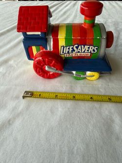 Vintage ceramic lifesaver train
