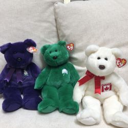 Ty Large Plush Beanies - New With Tags 